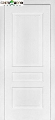 Дверь межкомнатная шпонированная Terminus Классик Модель 102 (Глухое) Ясень белый эмаль