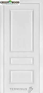 Дверь межкомнатная шпонированная Terminus Каро Модель 53 (Глухое) Ясень Белый