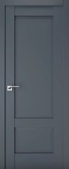 Дверь межкомнатная Terminus с ПВХ покрытием Неоклассико 606 ПГ (глухая) Антрацит