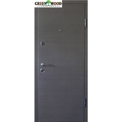 Дверь металлическая ТМ Министерство дверей ПО-3К-168 Венге серый горизонт