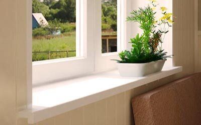 Підвіконня Sauberg Білий Сатин 400 мм