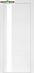 Дверь межкомнатная шпонированная Terminus Урбан Модель 21 (Стекло белое) Ясень белый