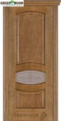 Дверь межкомнатная шпонированная Terminus Каро Модель 50 (Стекло 02) Дуб Даймонд