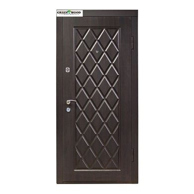 Дверь металлическая ТМ Министерство дверей ПО-89 венге структурный