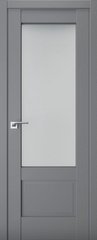 Дверь межкомнатная Terminus с ПВХ покрытием Неоклассико 606 ПО (стекло) Серый