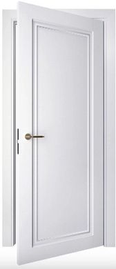 Дверь межкомнатная Terminus с ПВХ покрытием Неоклассико 401 ПГ (глухая) Белый мат