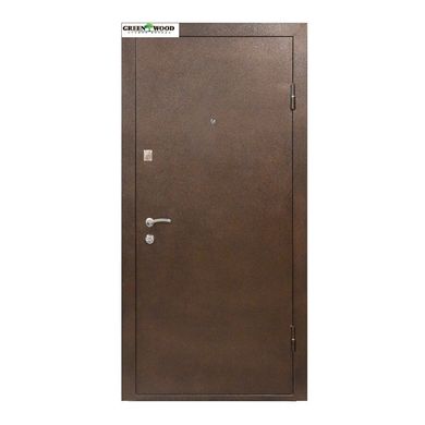 Дверь металлическая ТМ Министерство дверей ПУ-01орех коньячный