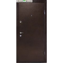 Дверь металлическая ТМ Министерство дверей ПУ-01 Орех коньячный (высота 1900)