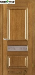 Дверь межкомнатная шпонированная Terminus Каро Модель 53 (Стекло 02) Дуб Даймонд