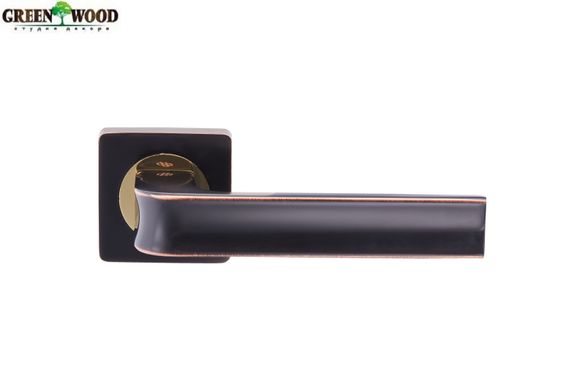 Ручка раздельная алюминиевая Gavroche Californium Cf-A1 ORB/PB Чёрный с патиной/золото