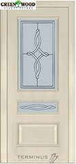 Дверь межкомнатная шпонированная Terminus Каро Модель 53 (Стекло 03) Ясень Crema