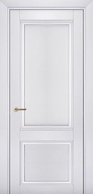 Дверь межкомнатная Terminus с ПВХ покрытием Неоклассико 402 ПГ (глухая) Белый мат