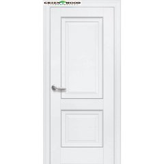 Дверь межкомнатная Новый стиль Premium Элегант Имидж Белый Мат (+ декор молдинг)