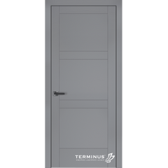 Дверь межкомнатная крашенная Terminus Фрезато модель 24.4 (44 мм) Эмаль серая