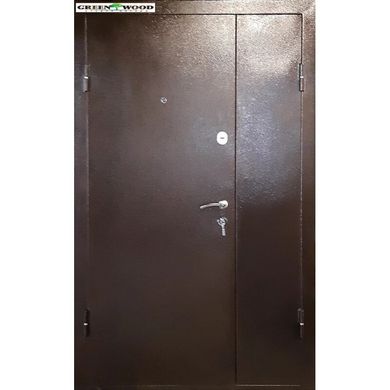 Дверь металлическая ТМ Министерство дверей ПУ-01 Орех коньячный (ширина 1200)