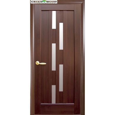 Дверь межкомнатная Новый стиль ПВХ НОСТРА Лаура Каштан (Сатин)