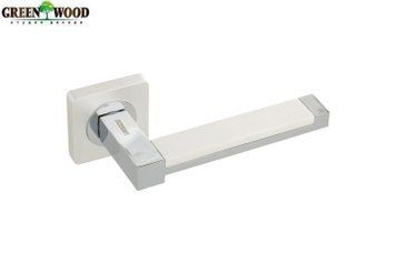 Ручка раздельная цинковая Gavroche Platinum Pt-Z3 PW/CP Белый перламутровый/хром