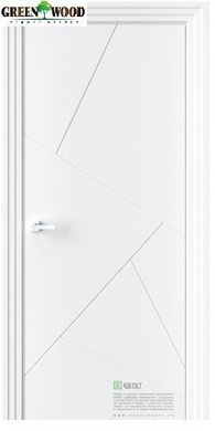 Двери межкомнатные P18 эмаль Белая RAL 9003