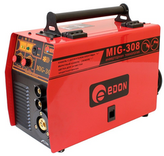 Сварочный полуавтомат EDON MIG-308, патрон 1.6 - 5.0, напряжение 220, ток 20-308 А, 36 месяцев гарантии